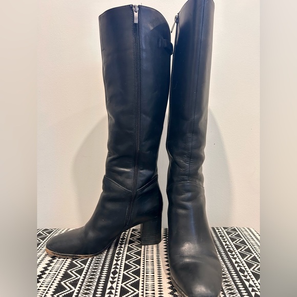 Franco Sarto black heeled boot, size 8.5 - Picture 3 of 5